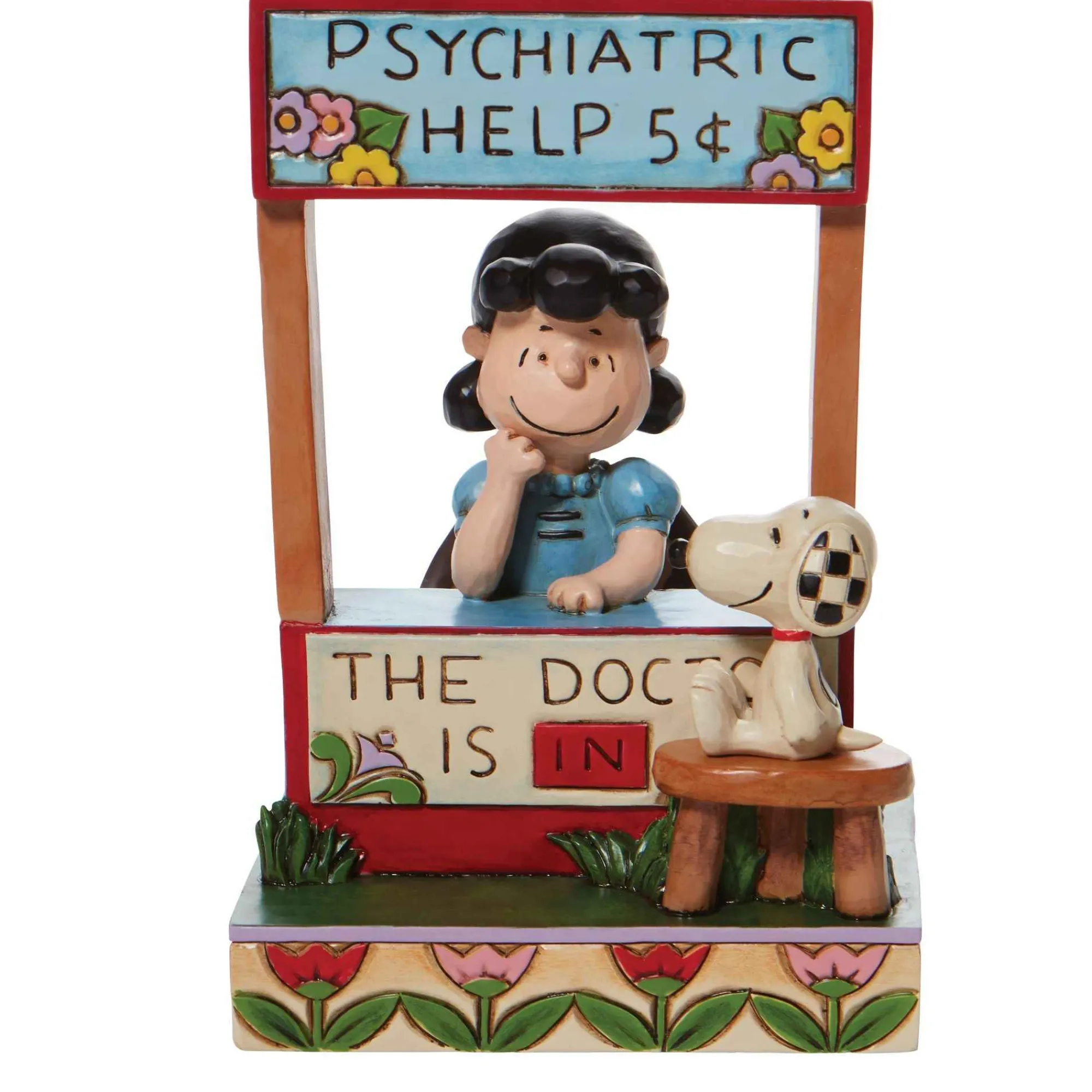 Peanuts by Jim Shore Lucy Psychiatric Booth Chaser