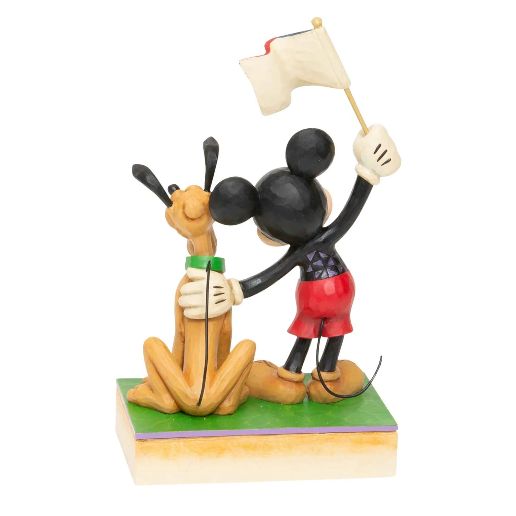 Disney Traditions Mickey And Pluto Patriotic