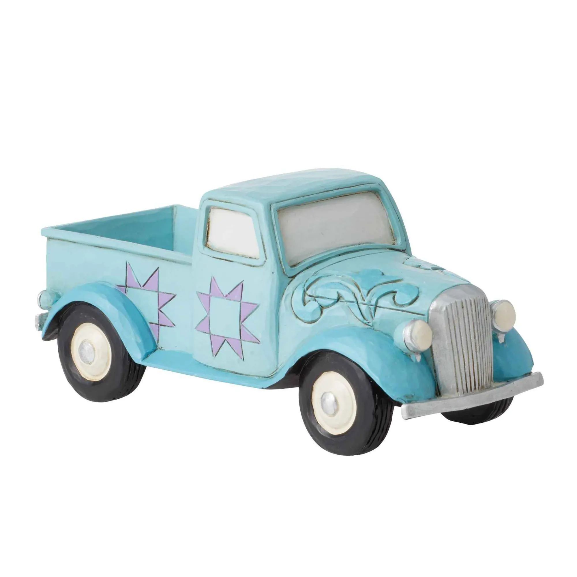 Jim Shore Heartwood Creek Mini Blue Pickup Truck