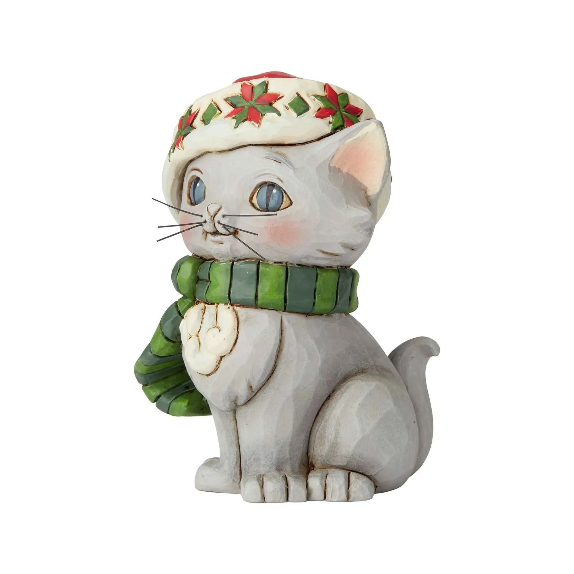 Jim Shore Heartwood Creek Mini Christmas Kitten