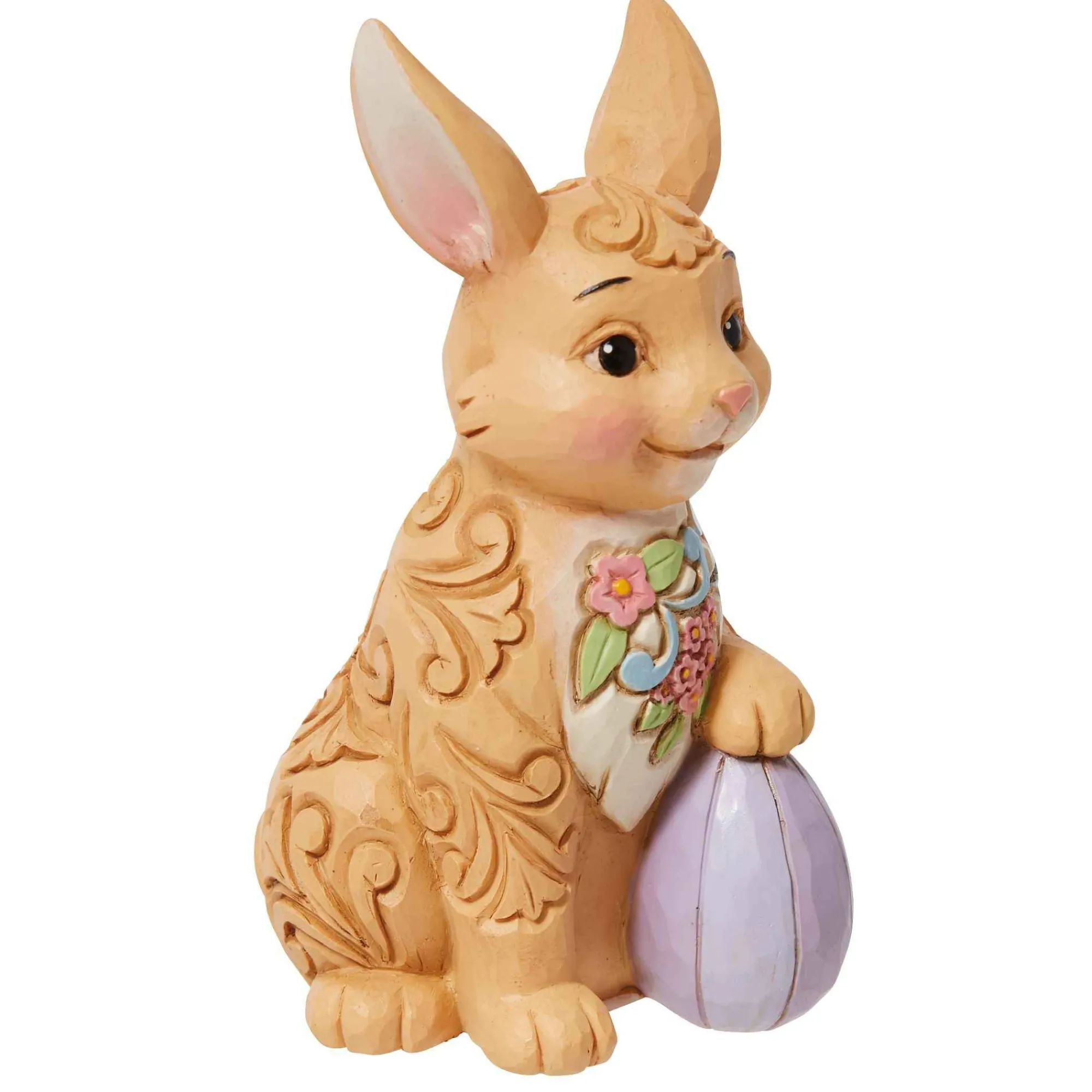 Jim Shore Heartwood Creek Mini Easter Bunny Floral