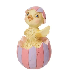 Jim Shore Heartwood Creek Mini Easter Chick In Egg