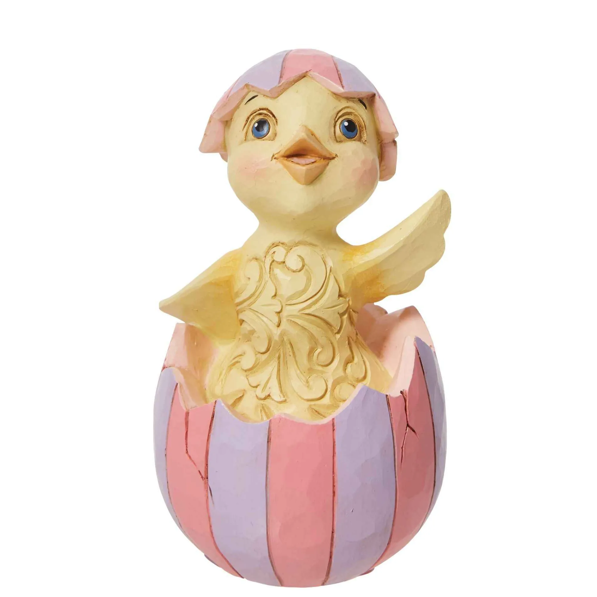 Jim Shore Heartwood Creek Mini Easter Chick In Egg