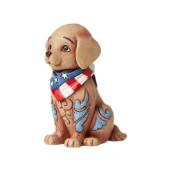 Jim Shore Heartwood Creek Mini Patriotic Puppy