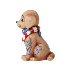 Jim Shore Heartwood Creek Mini Patriotic Puppy