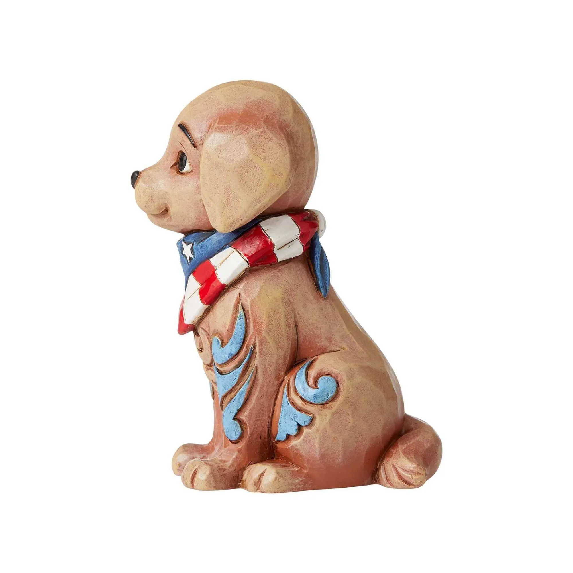 Jim Shore Heartwood Creek Mini Patriotic Puppy