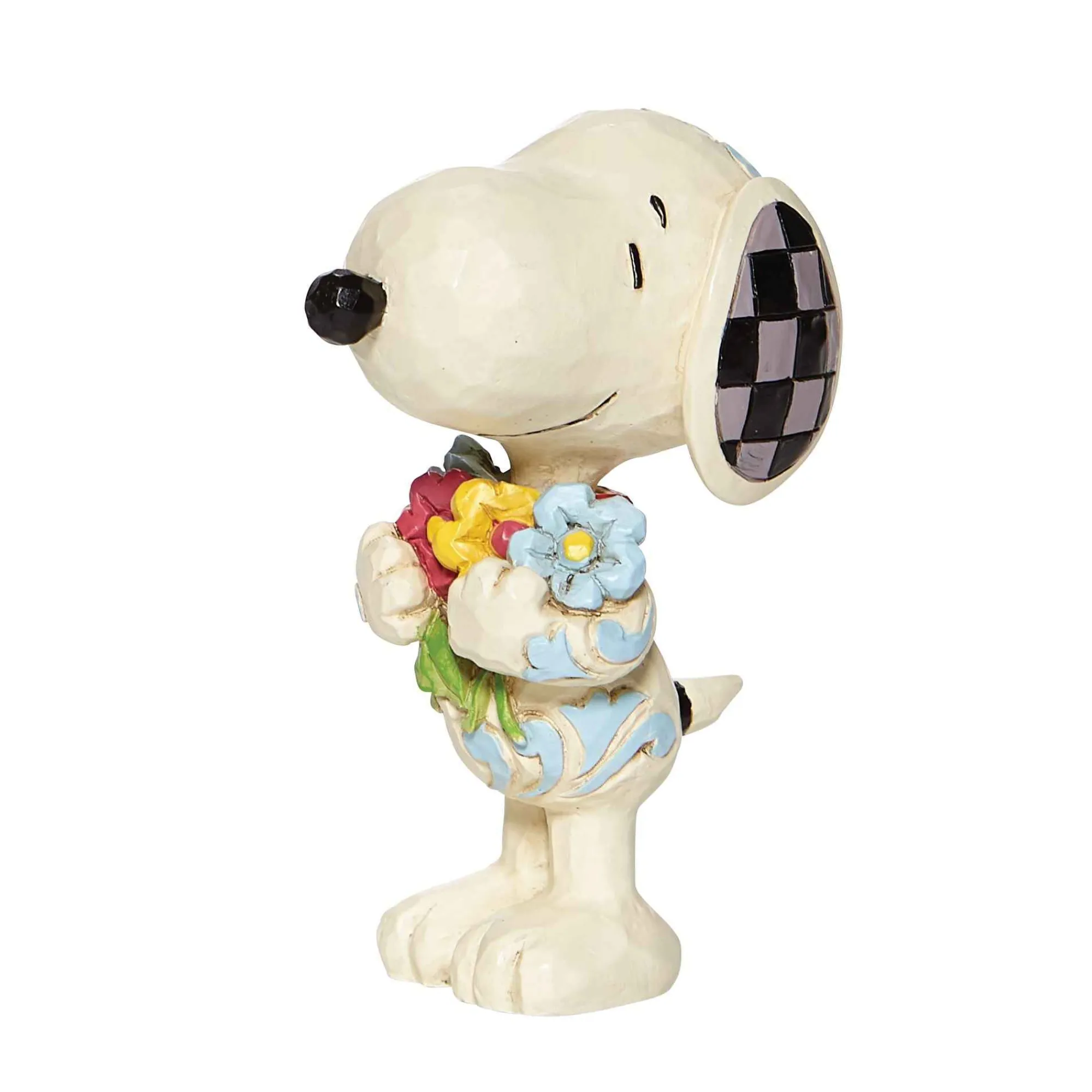 Peanuts by Jim Shore Mini Snoopy With Flowers