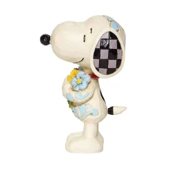 Peanuts by Jim Shore Mini Snoopy With Flowers