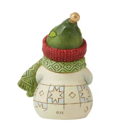 Jim Shore Heartwood Creek Mini Snowman And Snowflake