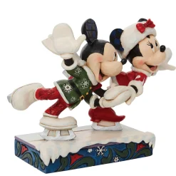 Disney Traditions Minnie And Mickey Ice Skating