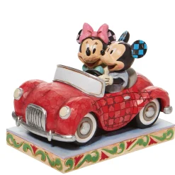 Disney Traditions Minnie And Mickey In Car