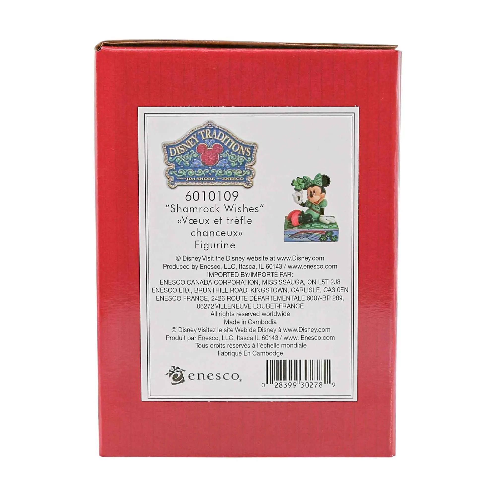 Disney Traditions Minnie Shamrock Personality