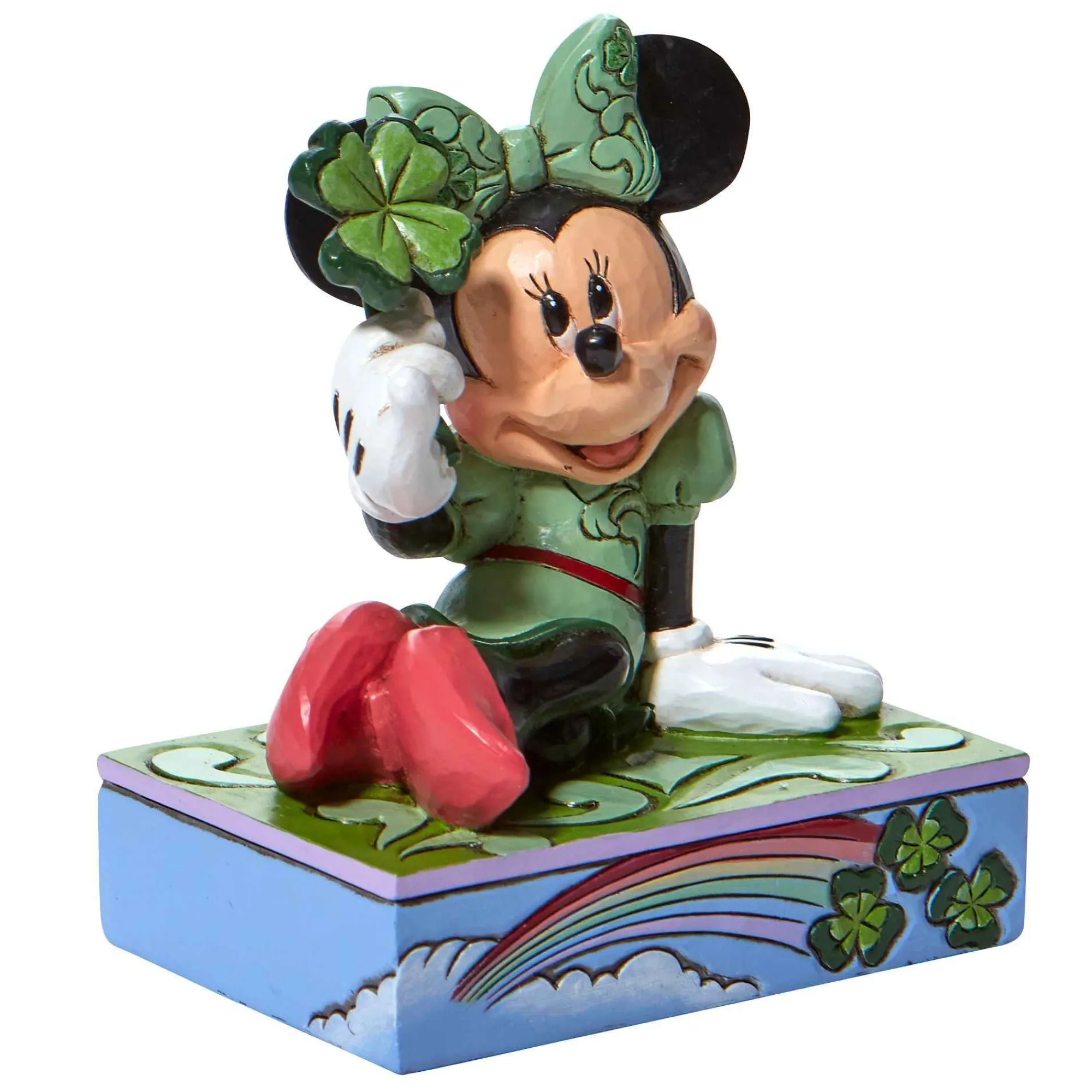 Disney Traditions Minnie Shamrock Personality