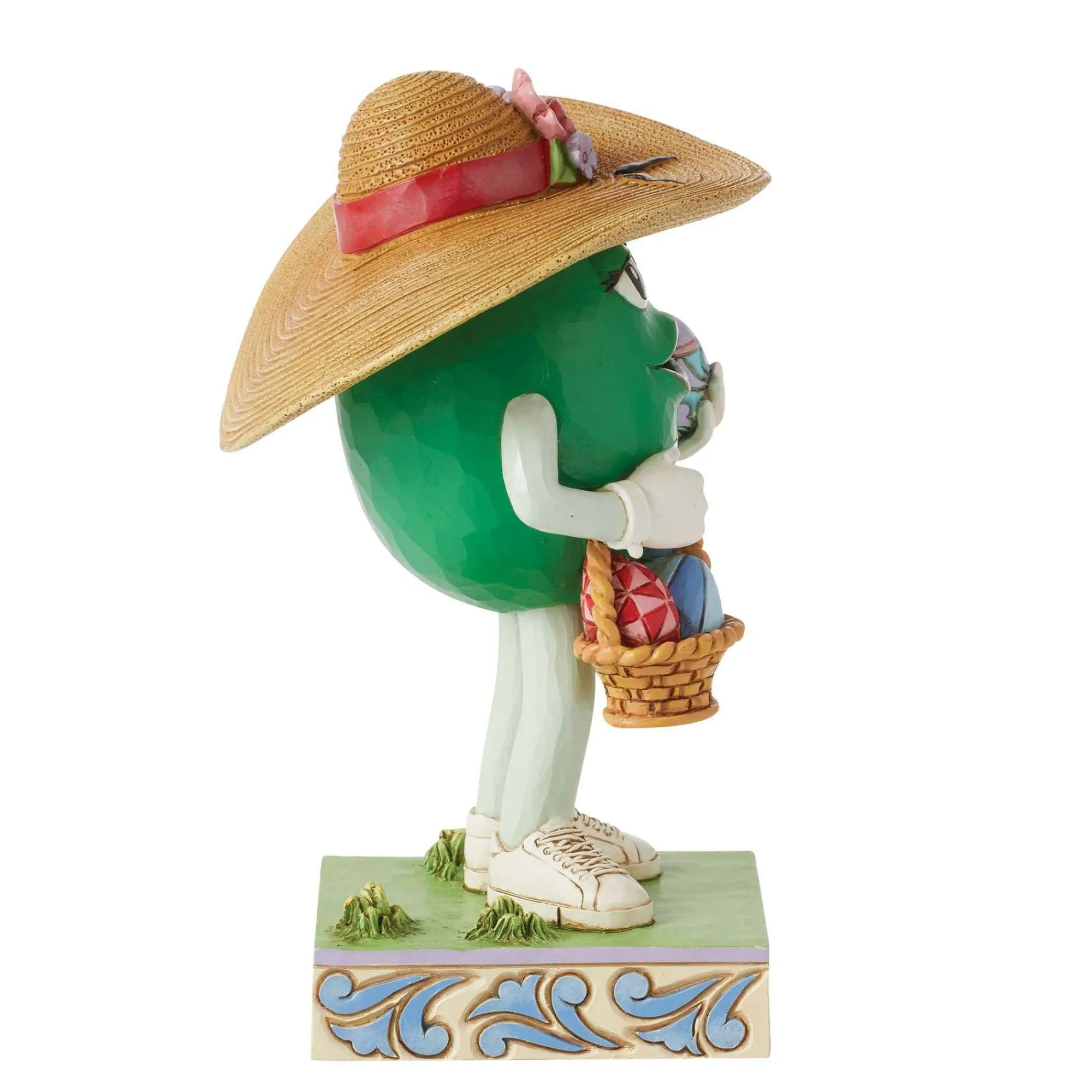 M&M's® by Jim Shore M&M's Green Character W/Basket