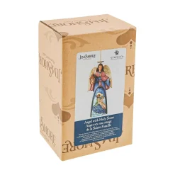 Jim Shore Heartwood Creek Nativity Angel Lantern Orn