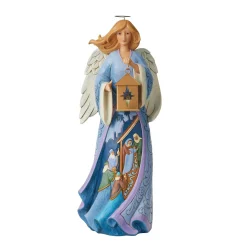 Jim Shore Heartwood Creek Nativityangel W/Lantern Statue