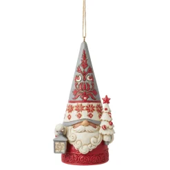Jim Shore Heartwood Creek Nordic Noel Gnome Tree Orn