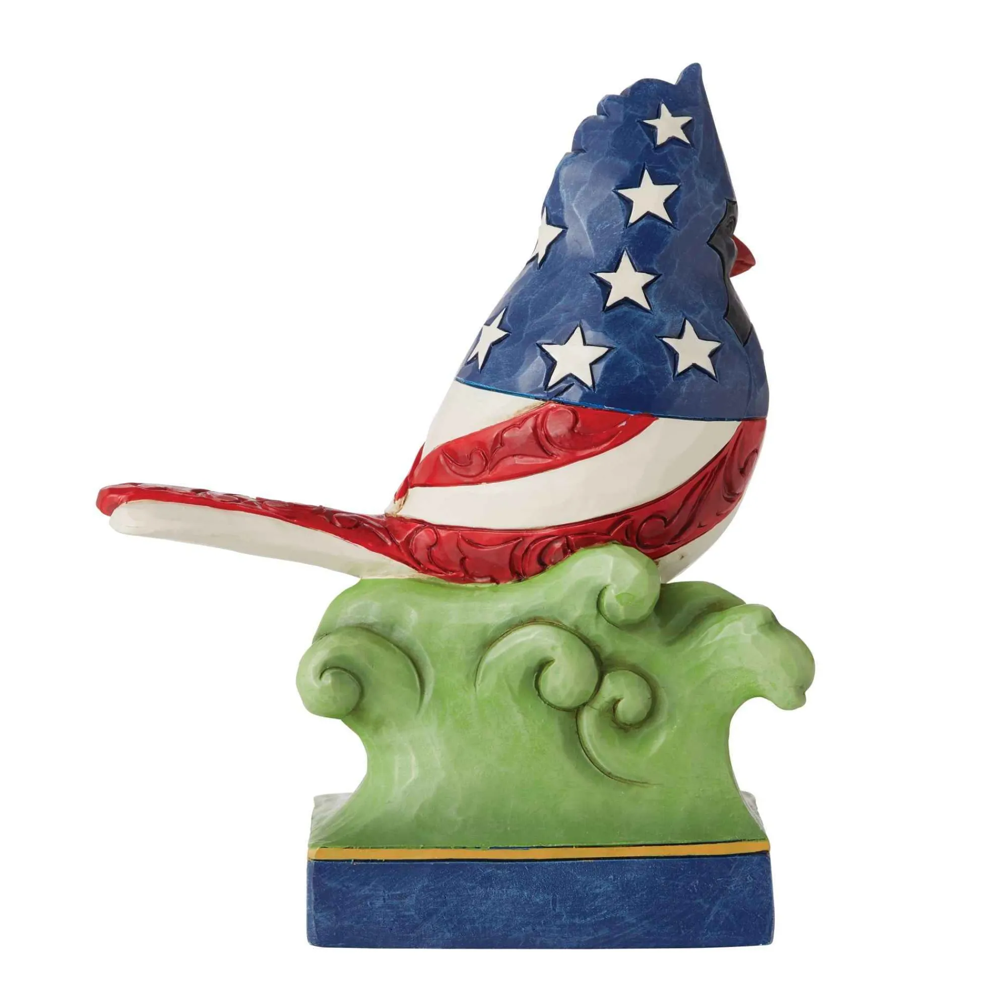 Jim Shore Heartwood Creek Patriotic Cardinal