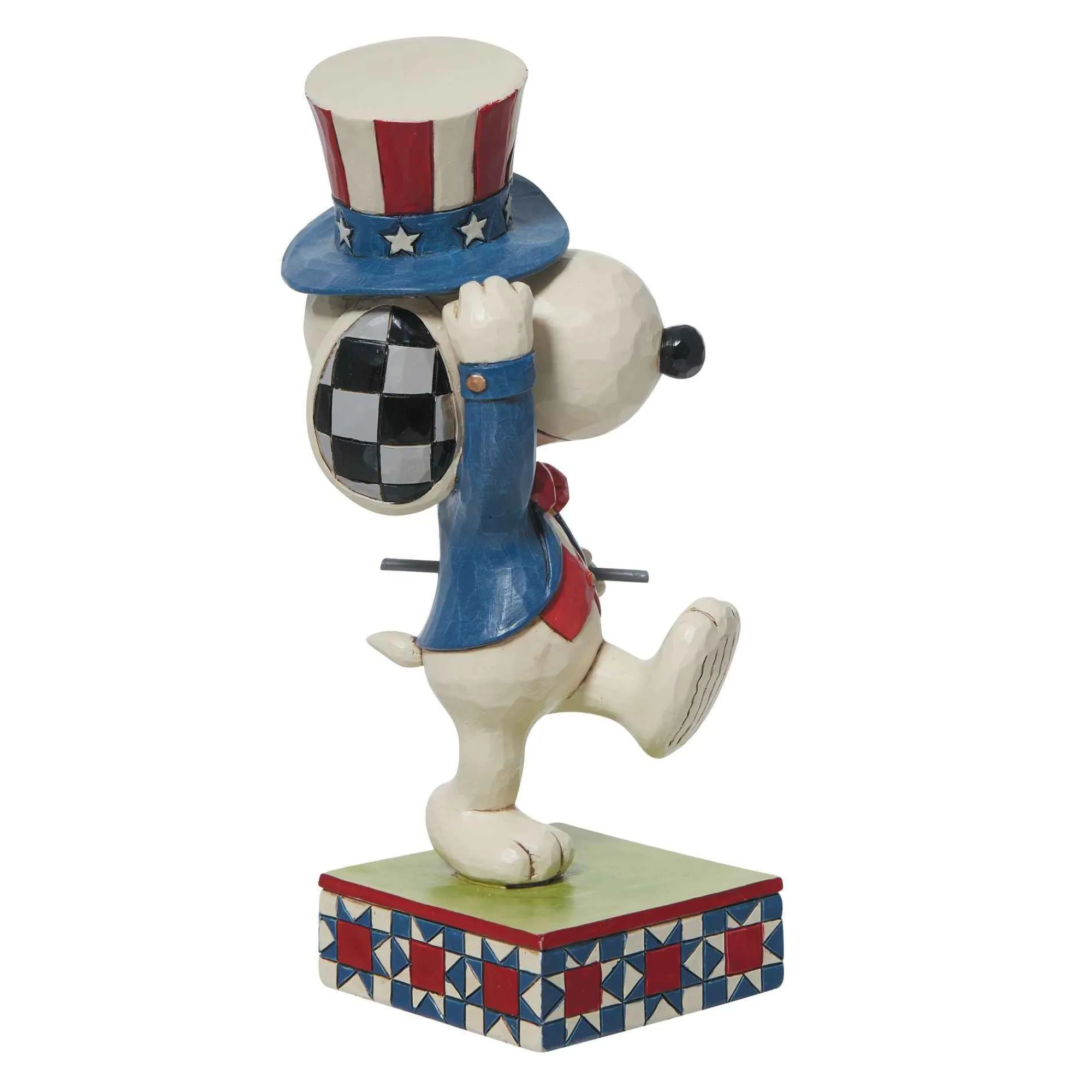 Peanuts by Jim Shore Patriotic Snoopy Marching