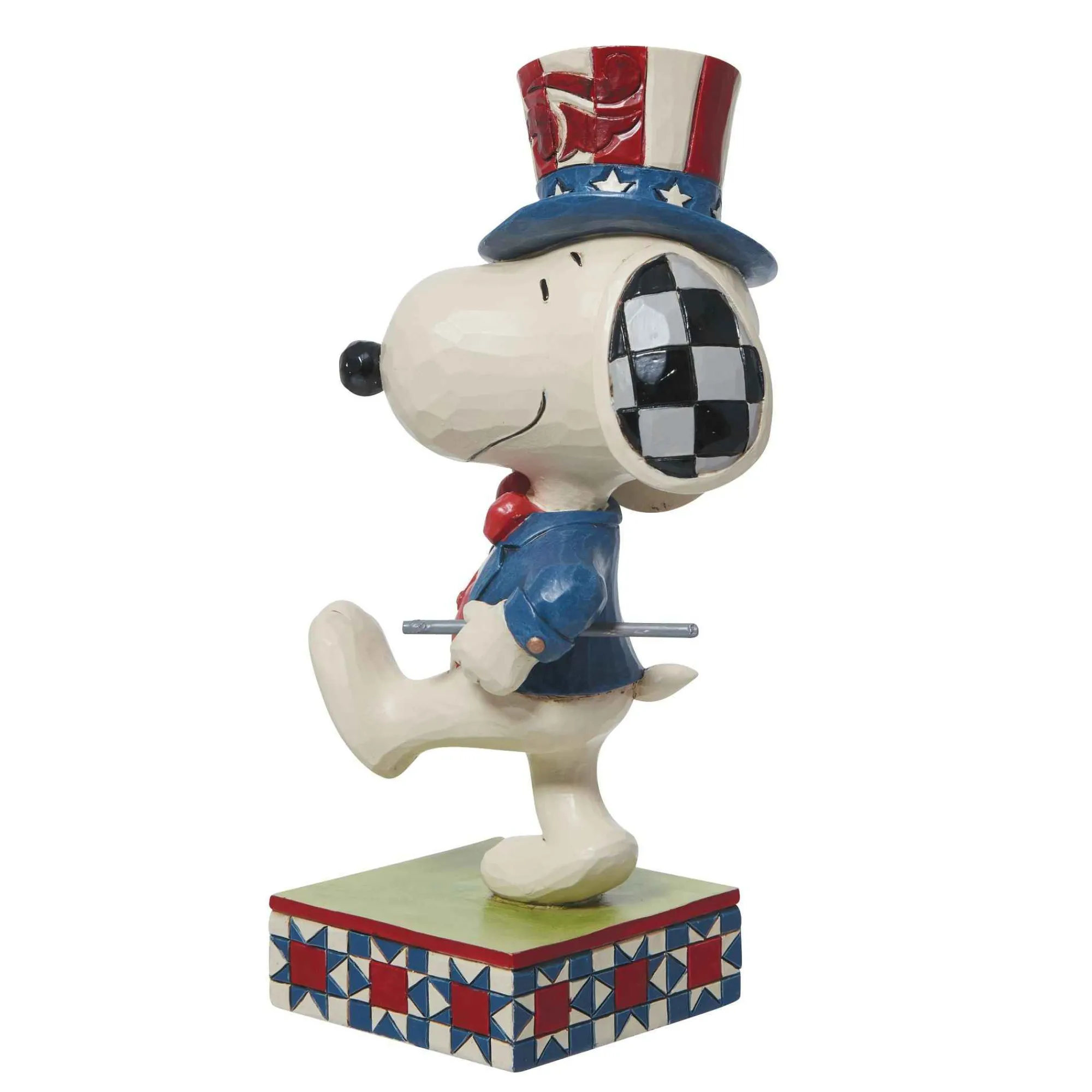 Peanuts by Jim Shore Patriotic Snoopy Marching