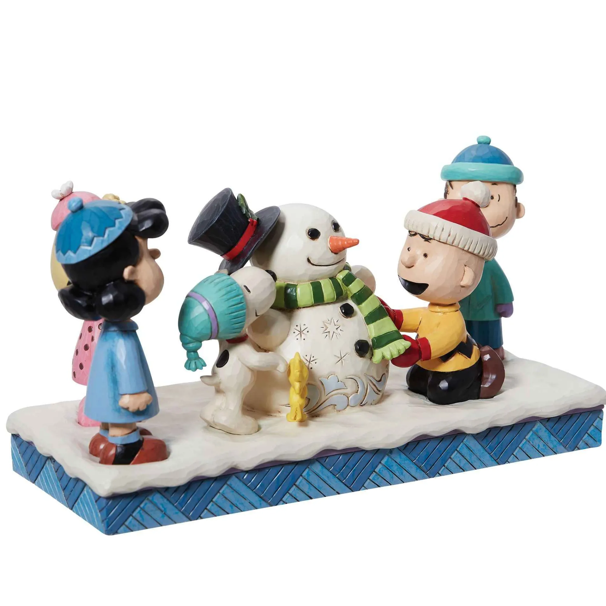 Peanuts by Jim Shore Peanuts Gang Building Snowman