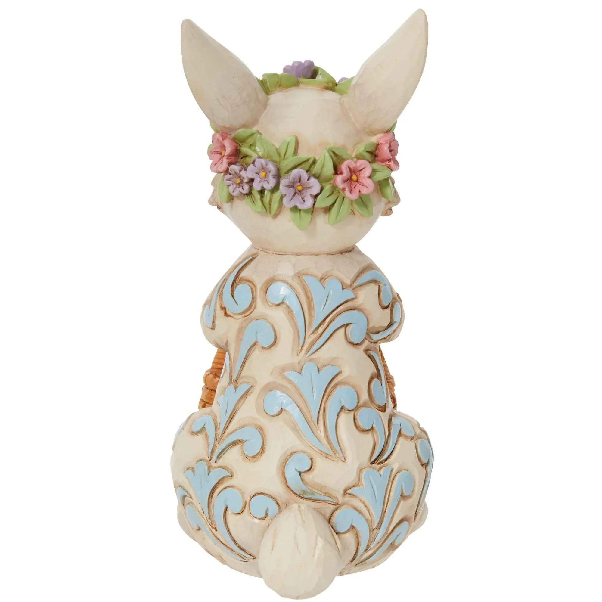 Jim Shore Heartwood Creek Pint Bunny With Floral Crown