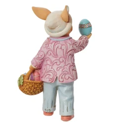 Jim Shore Heartwood Creek Pint Size Bunny With Egg