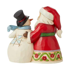 Jim Shore Heartwood Creek Pint Sized Santa And Snowman