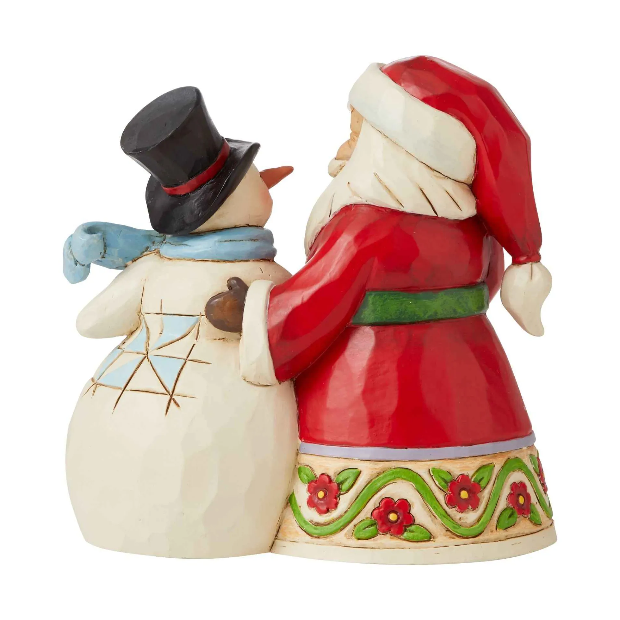 Jim Shore Heartwood Creek Pint Sized Santa And Snowman