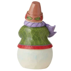 Jim Shore Heartwood Creek Pint Sized Snowman Poinsettia