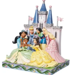 Disney Traditions Princess Group In Front Of Cas