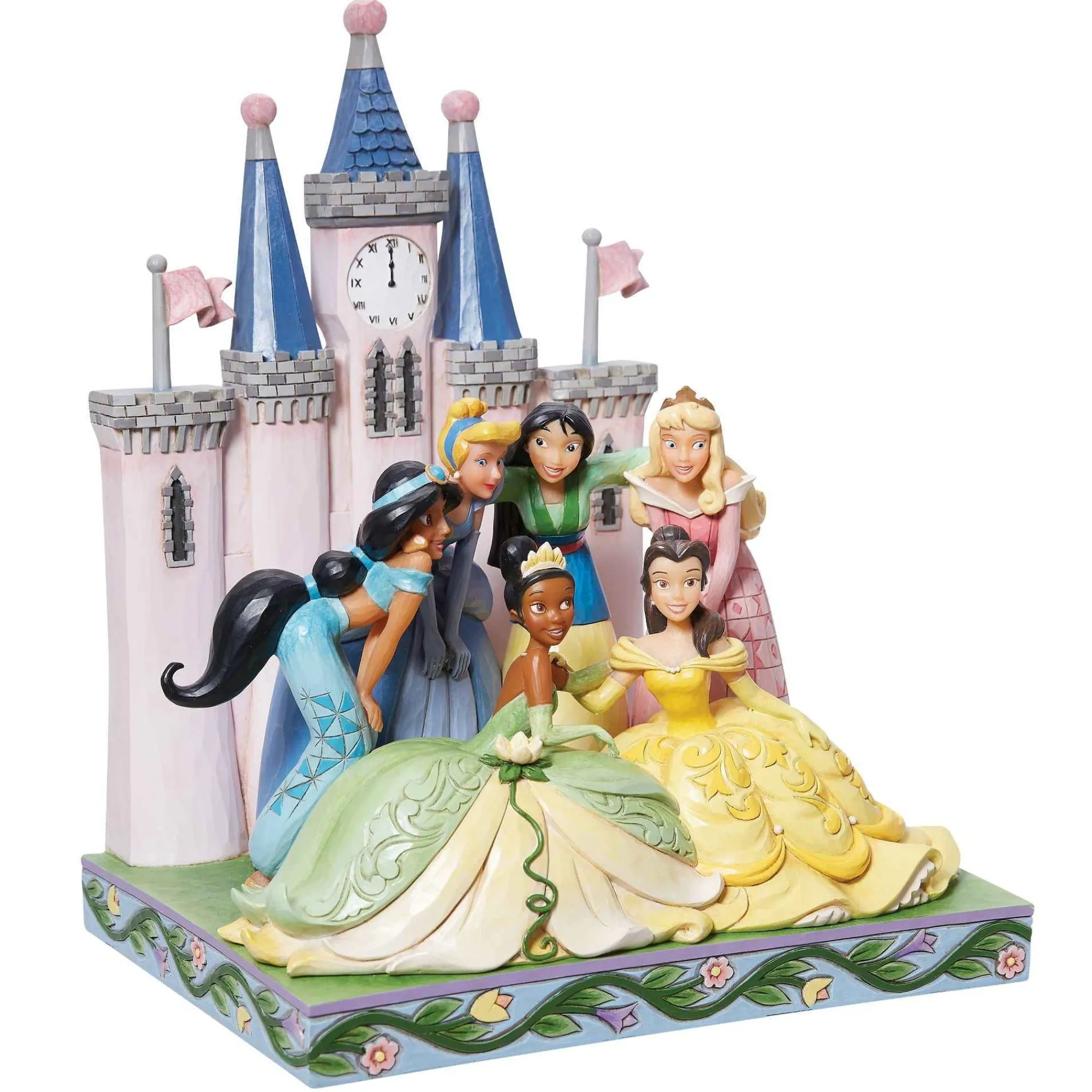 Disney Traditions Princess Group In Front Of Cas