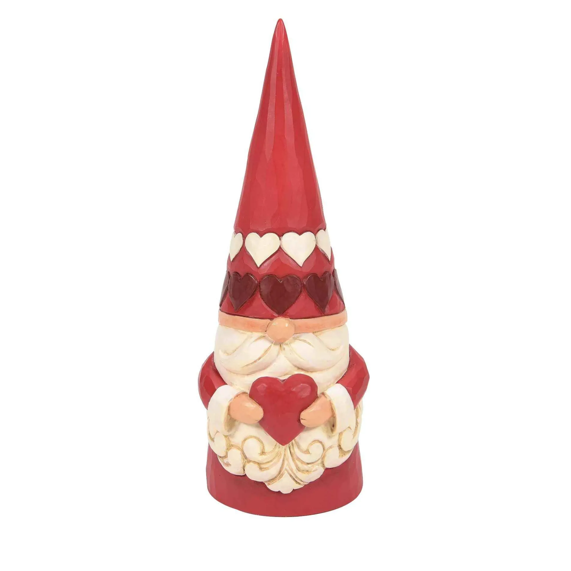 Jim Shore Heartwood Creek Red Gnome Holding Heart