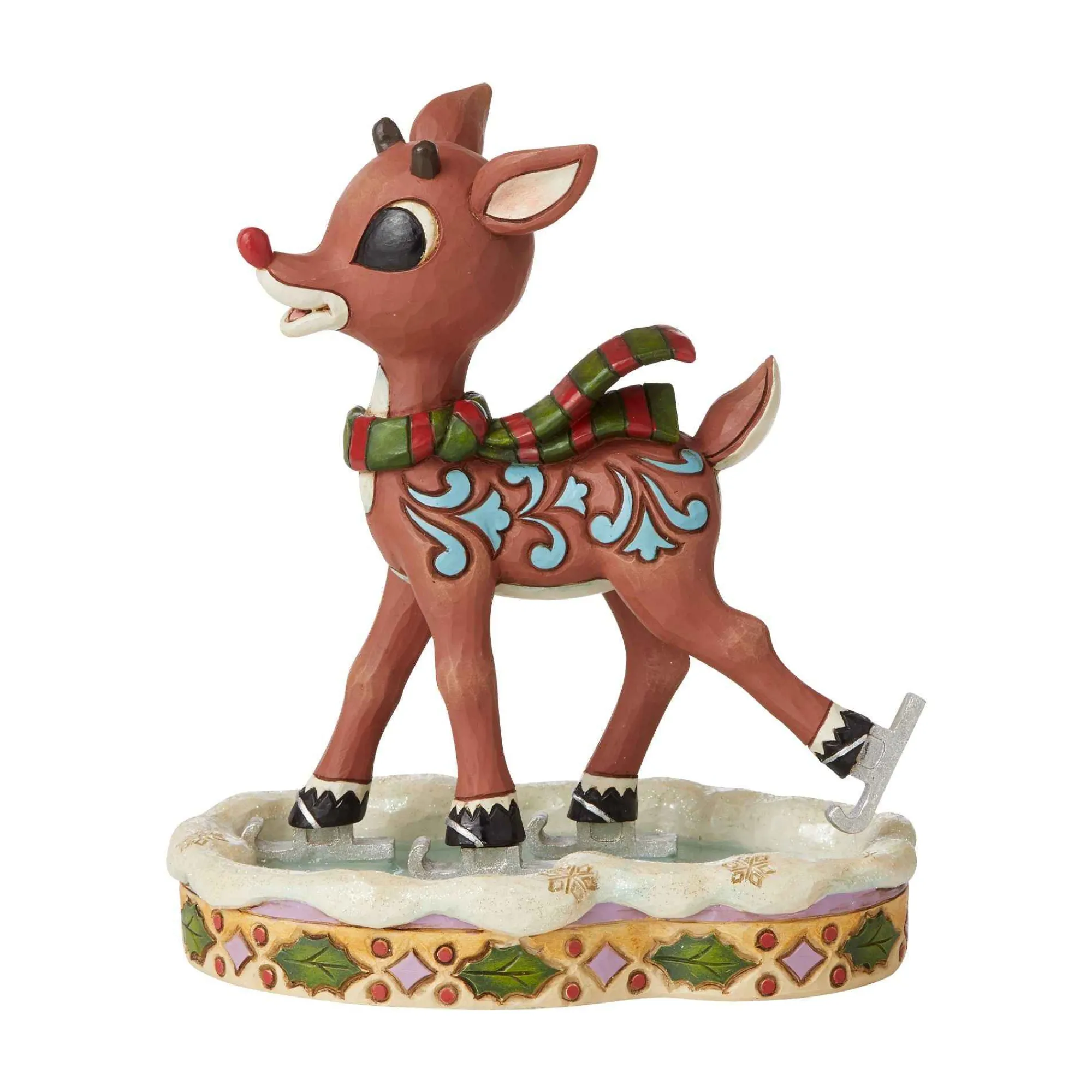 Rudolph Traditions by Jim Shore Rudolph Ice Skating