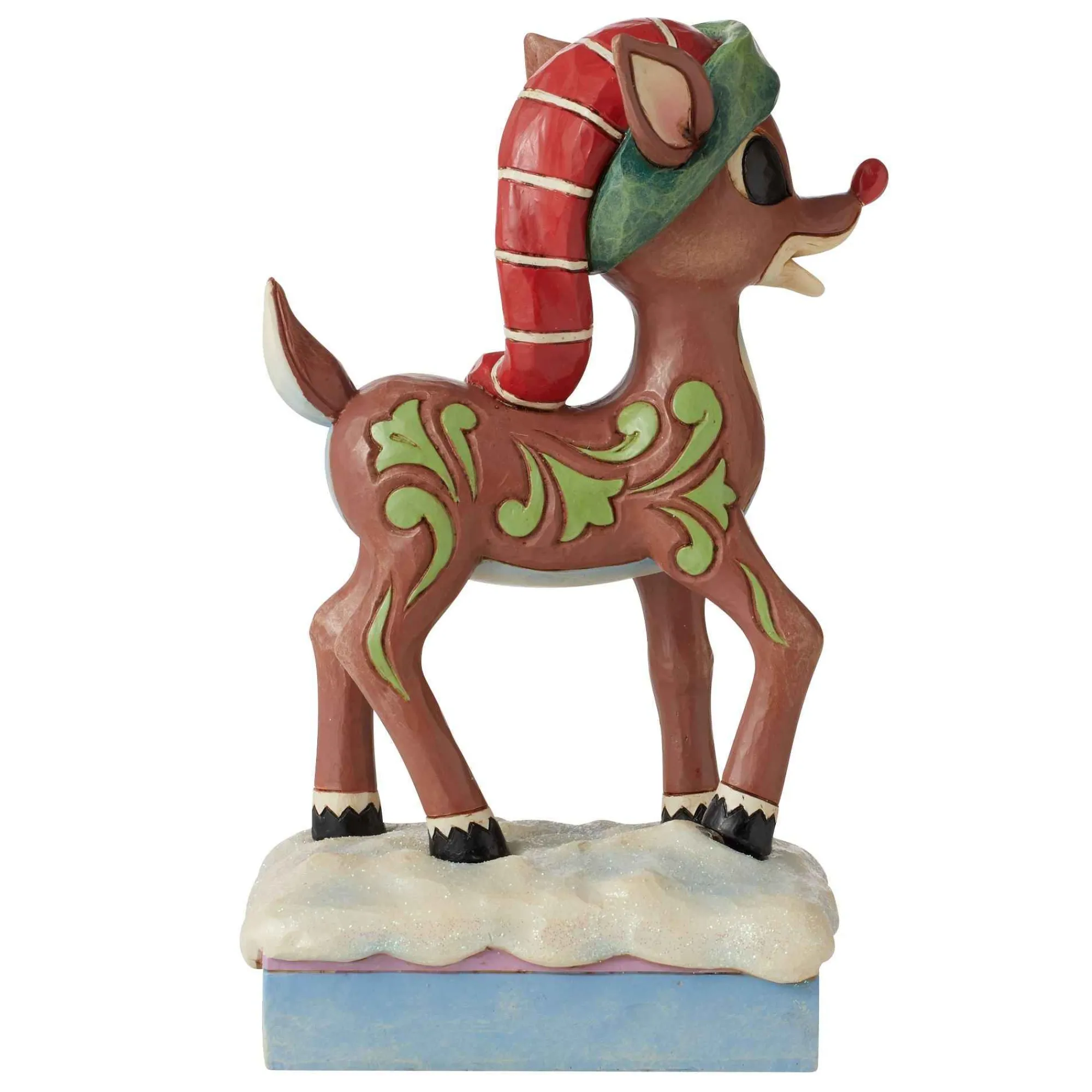 Rudolph Traditions by Jim Shore Rudolph In Hat
