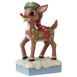 Rudolph Traditions by Jim Shore Rudolph In Hat