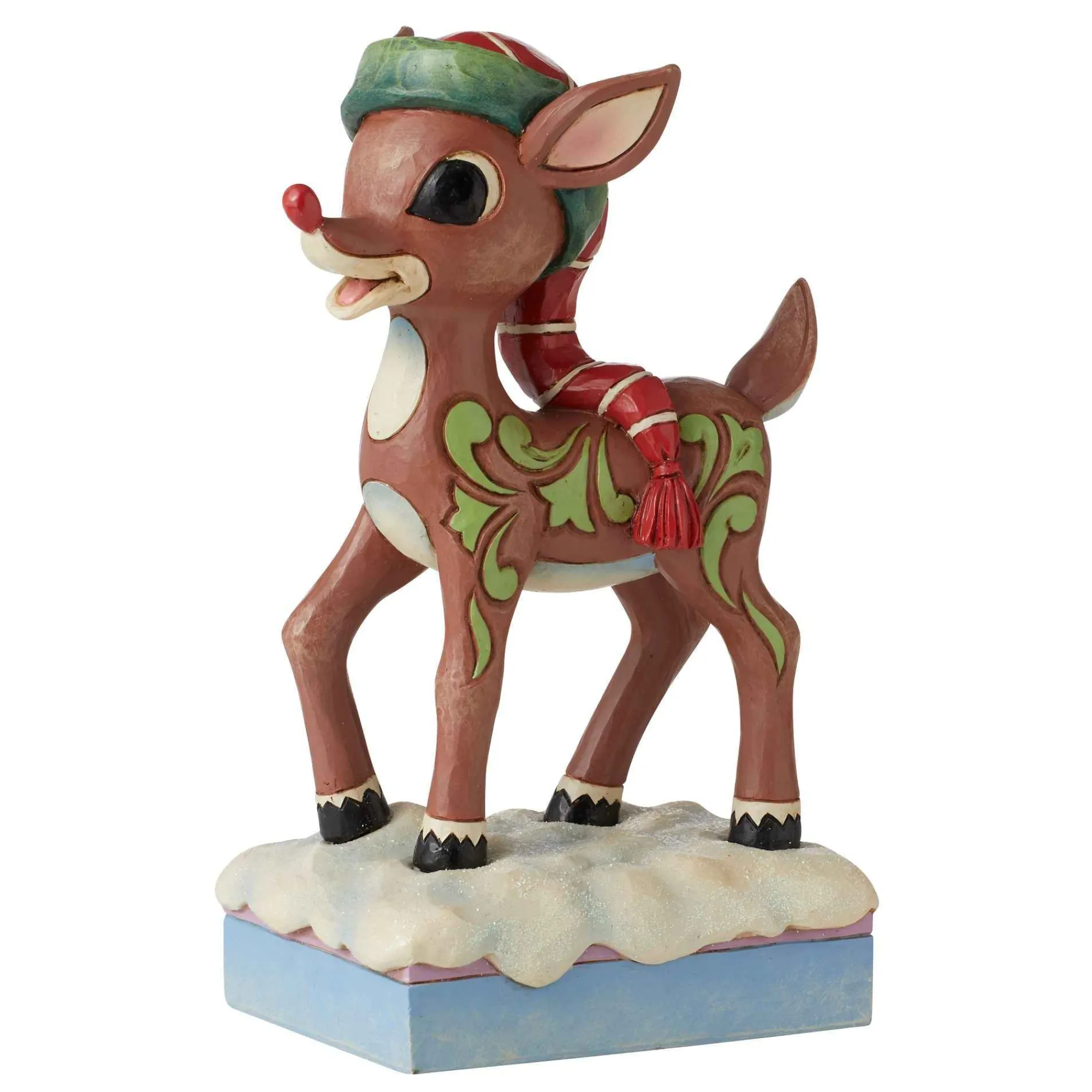 Rudolph Traditions by Jim Shore Rudolph In Hat