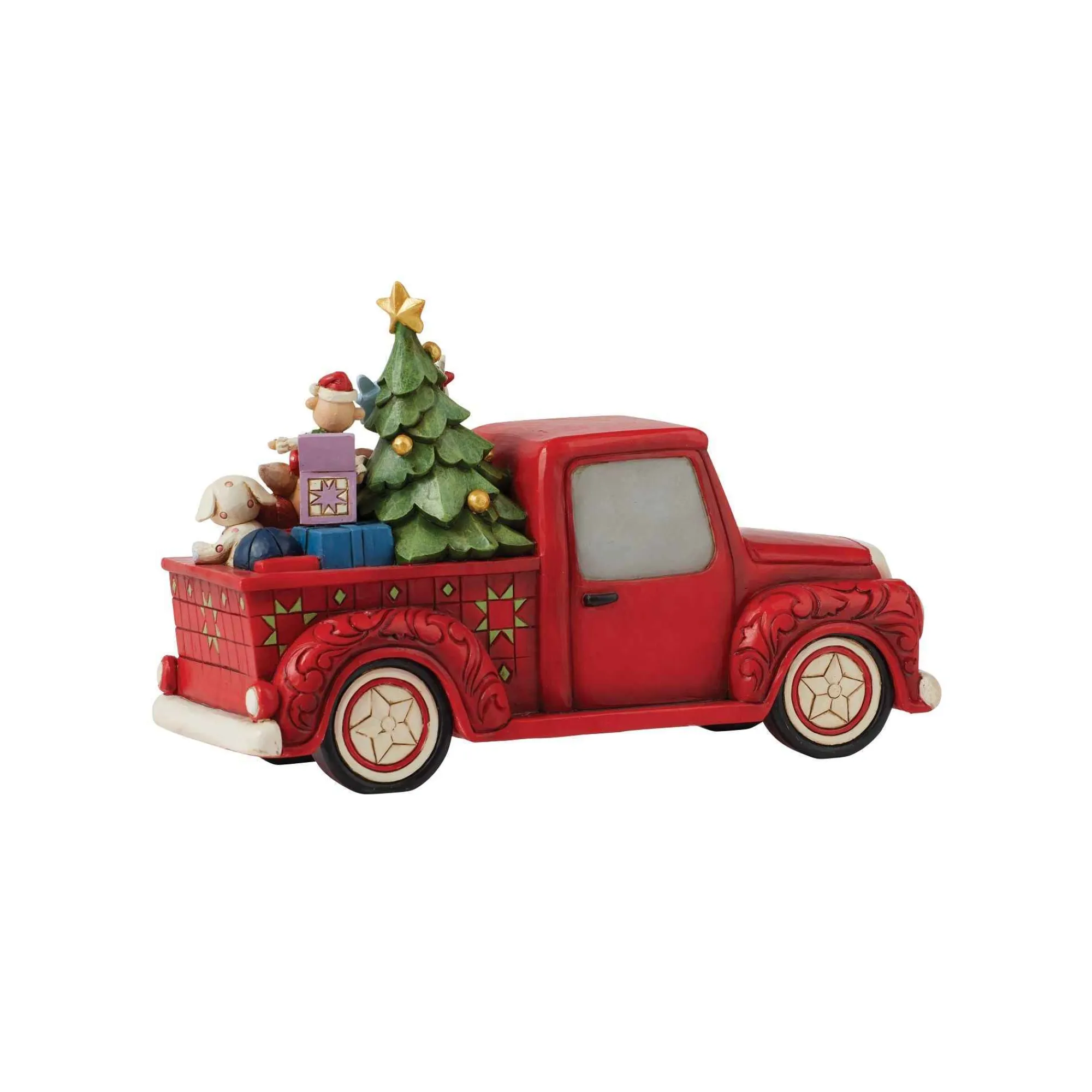Rudolph Traditions by Jim Shore Rudolph In Red Pickup