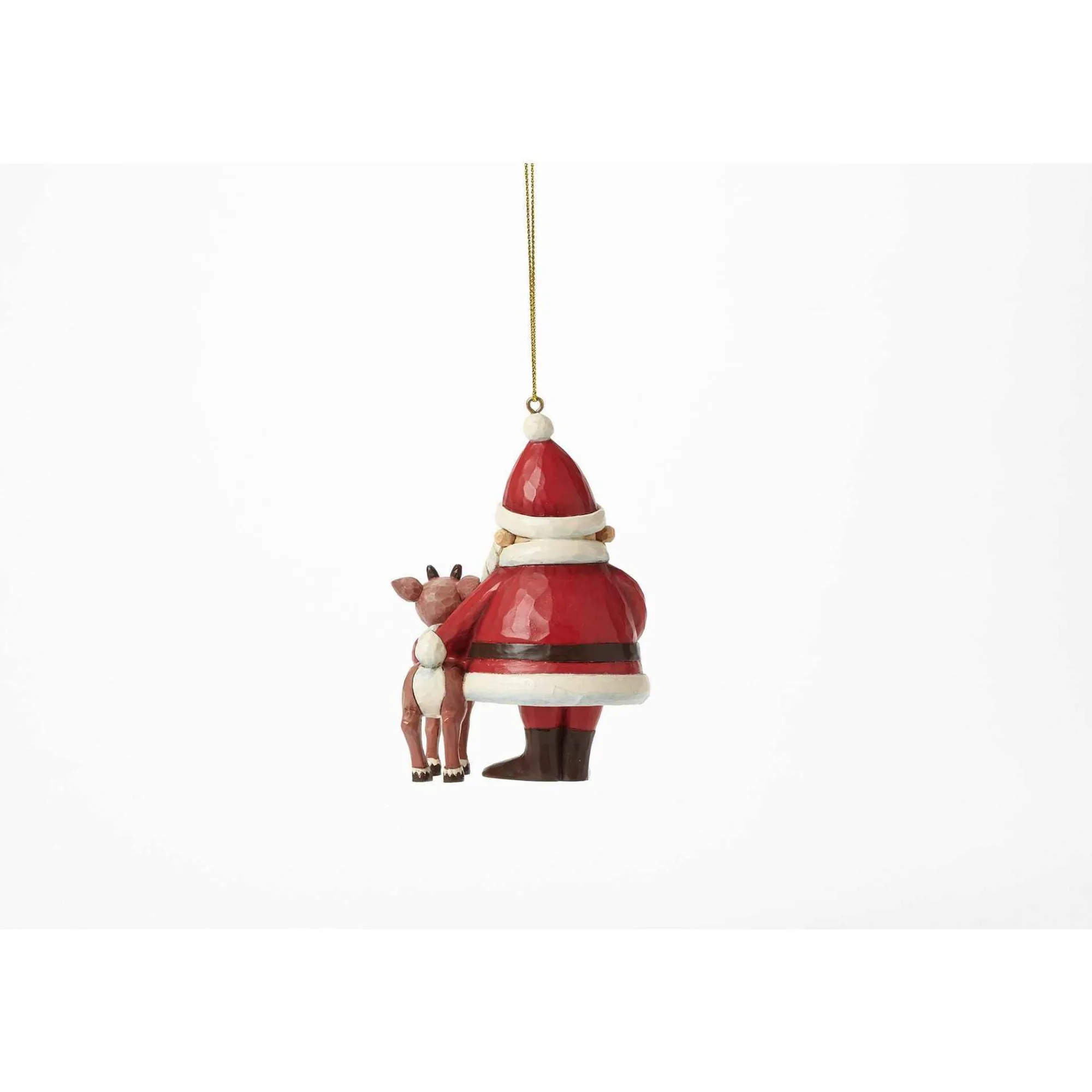 Rudolph Traditions by Jim Shore Santa And Rudolph 50Th Ann Orn