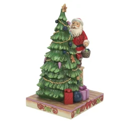 Jim Shore Heartwood Creek Santa Decorating Tree