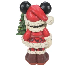 Disney Traditions Santa Mickey Holding Tree