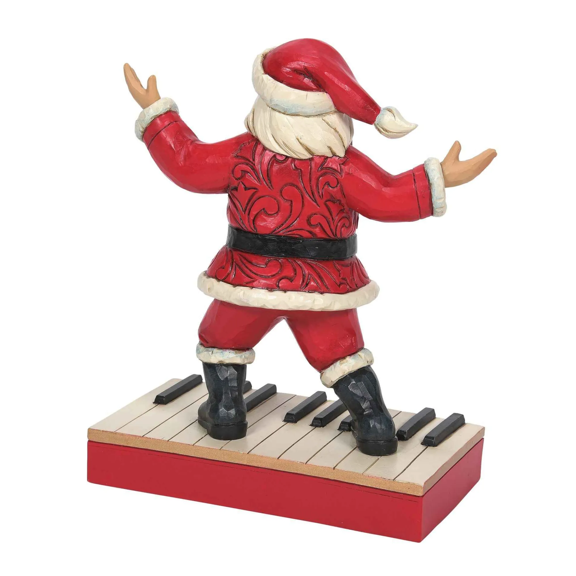 FAO Schwarz by Jim Shore Santa On Keyboard