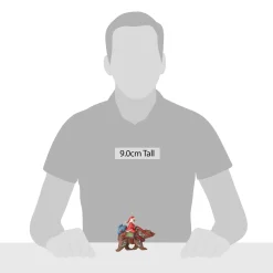 Jim Shore Heartwood Creek Santa Riding Bear Ornament