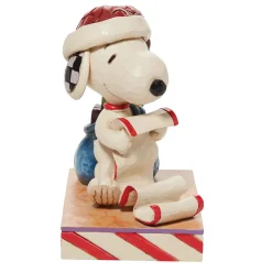 Peanuts by Jim Shore Santa Snoopy With List And Bag