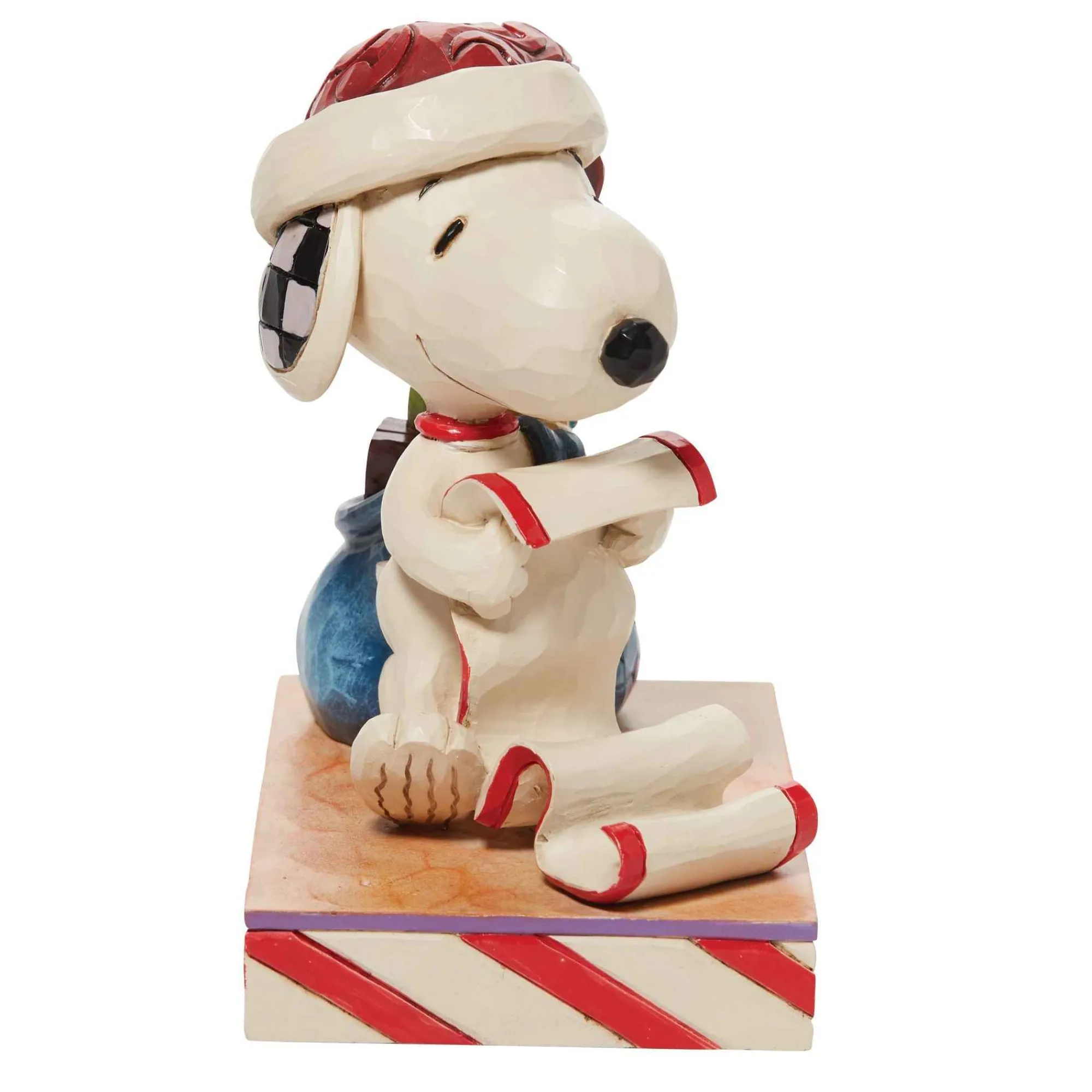 Peanuts by Jim Shore Santa Snoopy With List And Bag