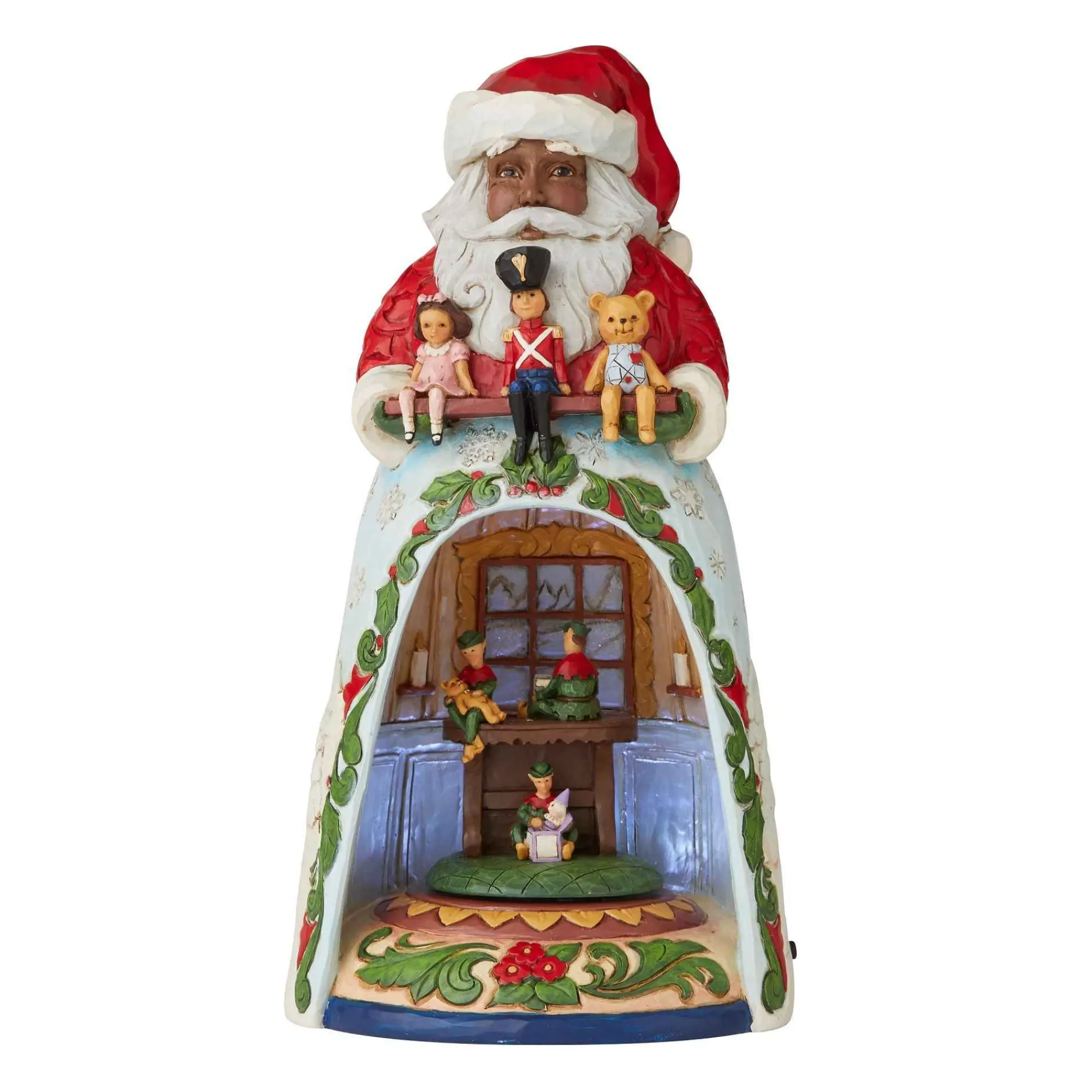 Jim Shore Heartwood Creek Santa Toy Shop Lited Rotatoraa