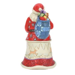 Jim Shore Heartwood Creek Santa With Bag Over Shoulder