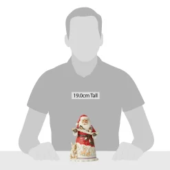Jim Shore Heartwood Creek Santa With Birch Branch