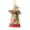 Jim Shore Heartwood Creek Santa With Cardinals Ornament
