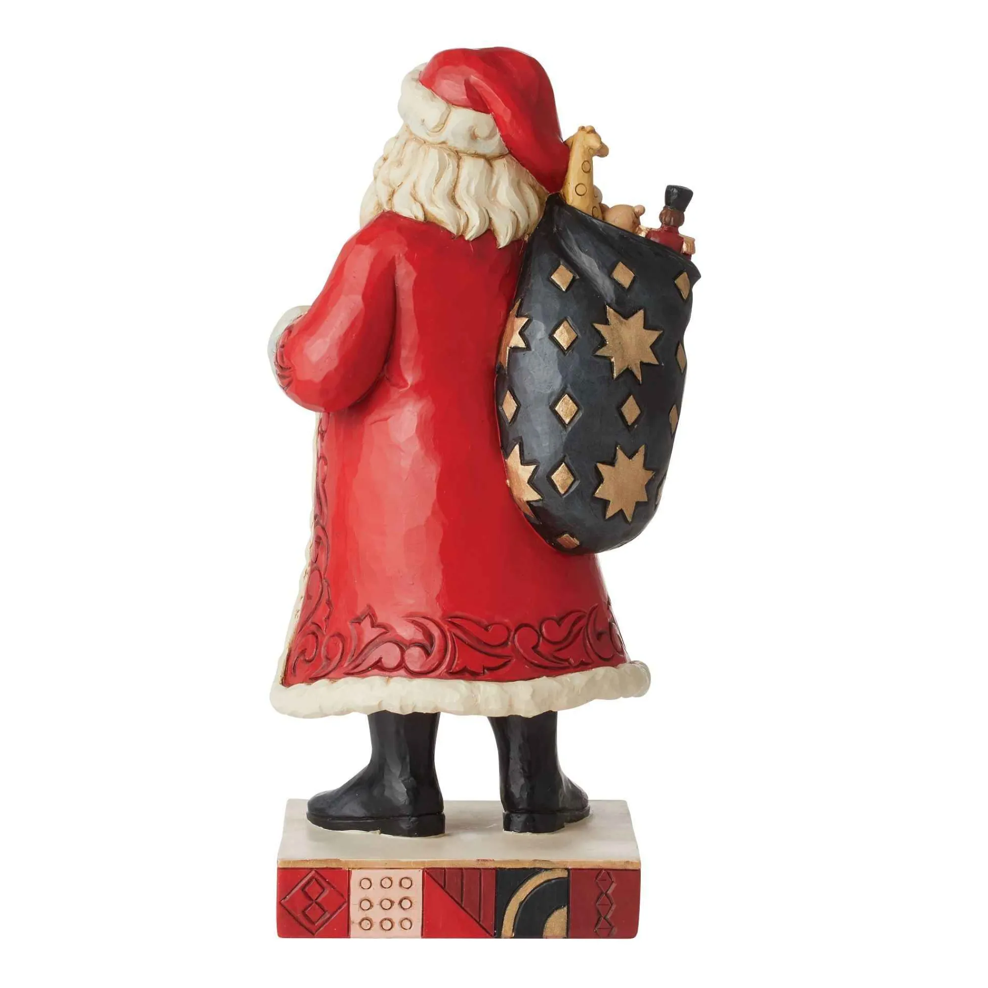 FAO Schwarz by Jim Shore Santa With Fao Toy Bag